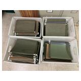 4 Tubs of Hanging File Folders