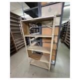 1 Section - Metal Adjustable Shelving Unit