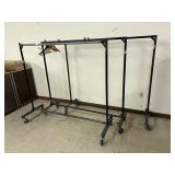 Heavy Duty Commercial Rolling Garment Racks Qty 3