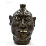 Lanier Meaders Folk Art Pottery Face Jug