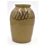 Attributed Thomas Chandler Iron Slip Stoneware Jar