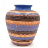 J. John Hand-Etched Navajo Pottery