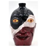 Charlie West Patriot Glazed Face Jug