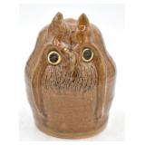 Reggie & Flossie Meaders Folk Art Owl Sculpture