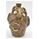Tony King Face Jug Kingï¿½s Pottery