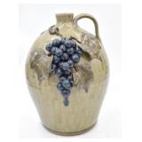 2007 Michael Crocker Applied Grape Leaf Jug