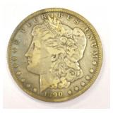 1890 American Morgan Silver Dollar