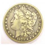 1879 American Morgan Silver Dollar
