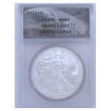 2012 (S) American Silver Eagle Coin MS69