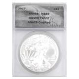 2017 American Silver Eagle Coin MS69