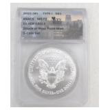 2021 (W) Type 1 American Silver Eagle Coin MS70