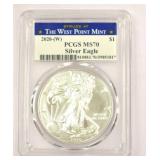 2020-(W) American Silver Eagle MS70 Coin