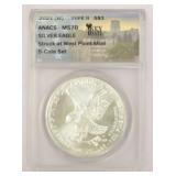 2021 (W) American Silver Eagle MS70, Coin Type II