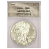 1997 American Silver Eagle Coin MS69