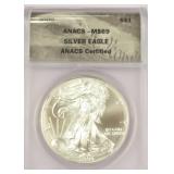 2000 American Silver Eagle Coin MS69