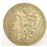 1883 American Morgan Silver Dollar