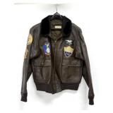 1976 U.S. Navy G-1 Flight Jacket NAS Jax P-3 Orion