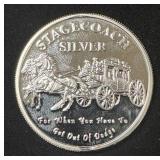 Stagecoach 1oz Silver Round