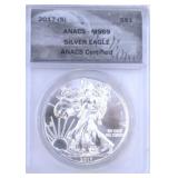 2017-(S) American Silver Eagle Coin MS69