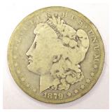 1879 American Morgan Silver Dollar