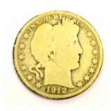 1912 Morgan Half Dollar Coin