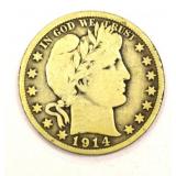 1914 Morgan Half Dollar Coin