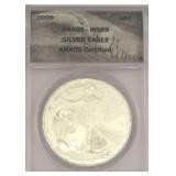 2006 American Silver Eagle Coin MS69