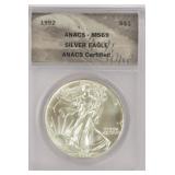 1992 American Silver Eagle Coin