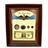 The Silver Story Framed Coin Set