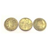 3 Coin Set of Commemorative Half Dollar Coins