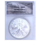 2019 American Silver Eagle Coin MS69