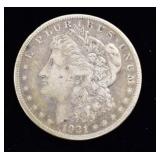 1921 Morgan Silver Dollar Coin