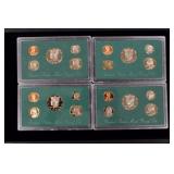 4 US Coin Proof Sets