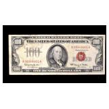 1966 Red Seal $100 US Bill