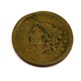 1838 Large Cent Coin