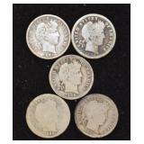 5 Barber Dimes