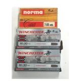 19 Rds 7.65Arg. And 39 Rds 30-30Win Ammunition