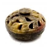 Asian Carved Soapstone Box