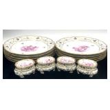 14 Piece Porcelain Desert Set