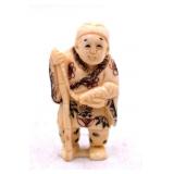 Japanese Carved Man Netsuke