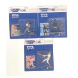 3 1996 Starting Lineup Baseball Figures