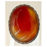 Sterling Oval Tigers Eye Stone Ring