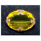 Yellow Floral Pendant