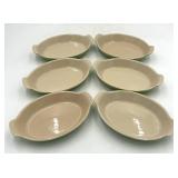 6 Le Creuset Stoneware Baking Dishes