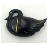 Carved Duck Snuff Box