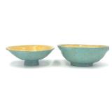 Chinese Export Crackle-glazed Earthenware Bowls