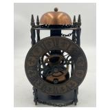 Wrought Iron&Brass Skeleton German Clock