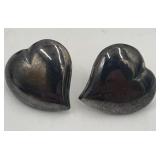Sterling Heart Earrings
