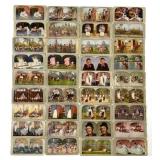 36 Assorted Colorized Stereograph Cards