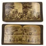 2 Religious Stereograph Cards